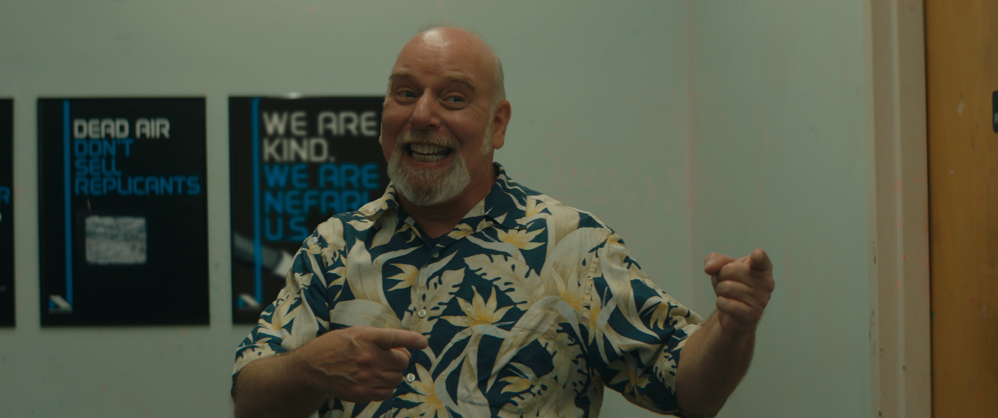 Clone Cops production still 3 - behind the scenes scene from the 2025 indie sci-fi comedy film Clone Cops featuring action and comedy